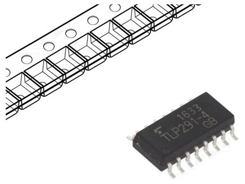 Acoplador Óptico 4 Canais Smd