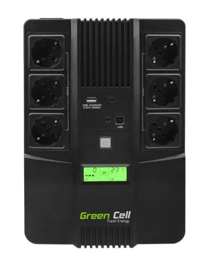 Green Cell  Ups Aio 800va Lcd