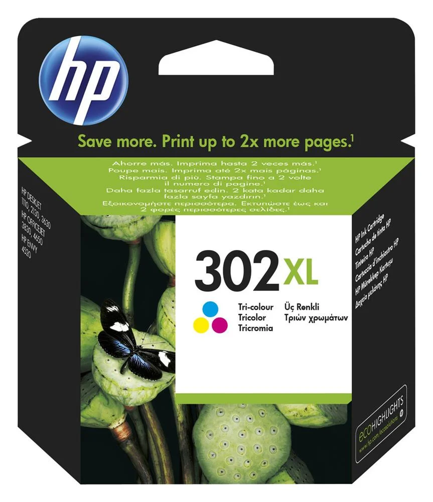 HP 302XL Tri-color Ink Cartridge