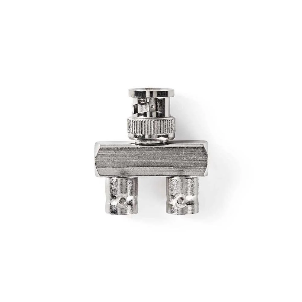 Adaptador de Antena | Bnc Macho - 2x Bnc Hembra |.