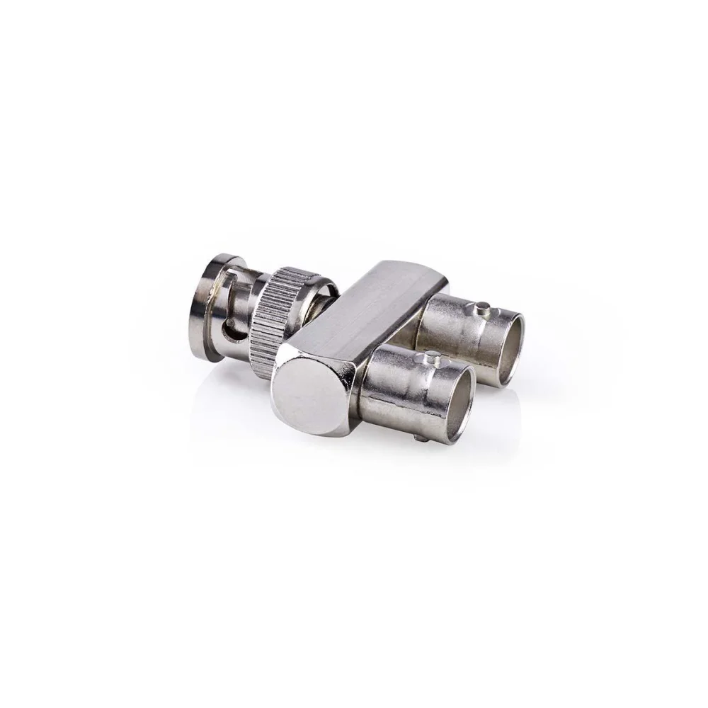 Adaptador de Antena | Bnc Macho - 2x Bnc Hembra |.