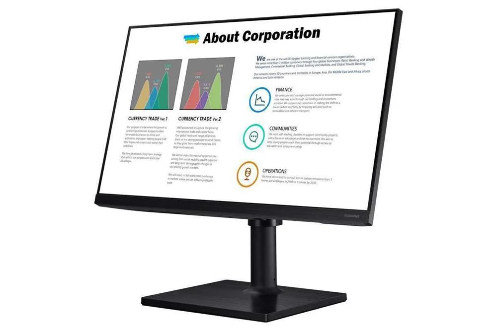Monitor Samsung Lf27t450fqrxen 27" Ips Fhd