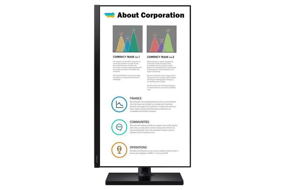 Monitor Samsung Lf27t450fqrxen 27" Ips Fhd