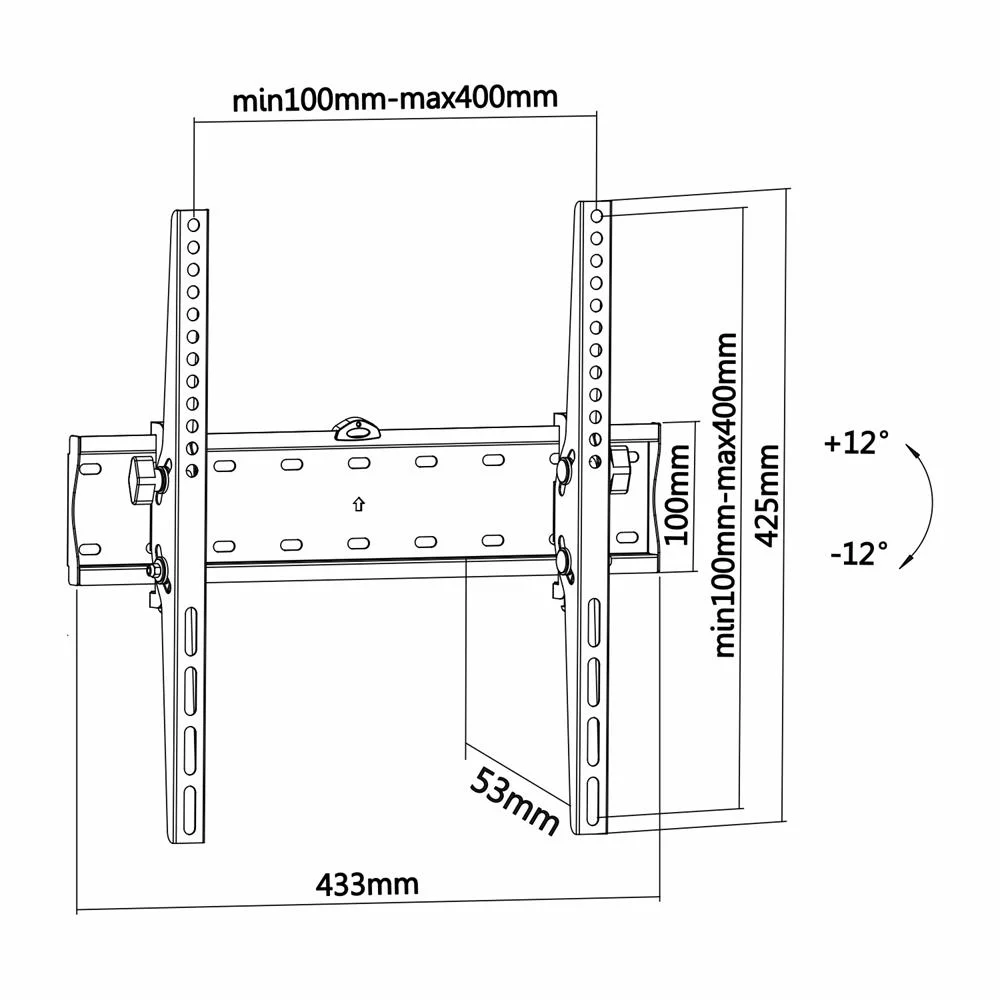 Wt55t-015 - Suporte de Tv Inclinável Ecológico 32"-55" / 40kg