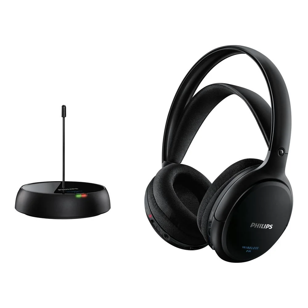 Auriculares de Diadema Philips Preto Sem Fios 