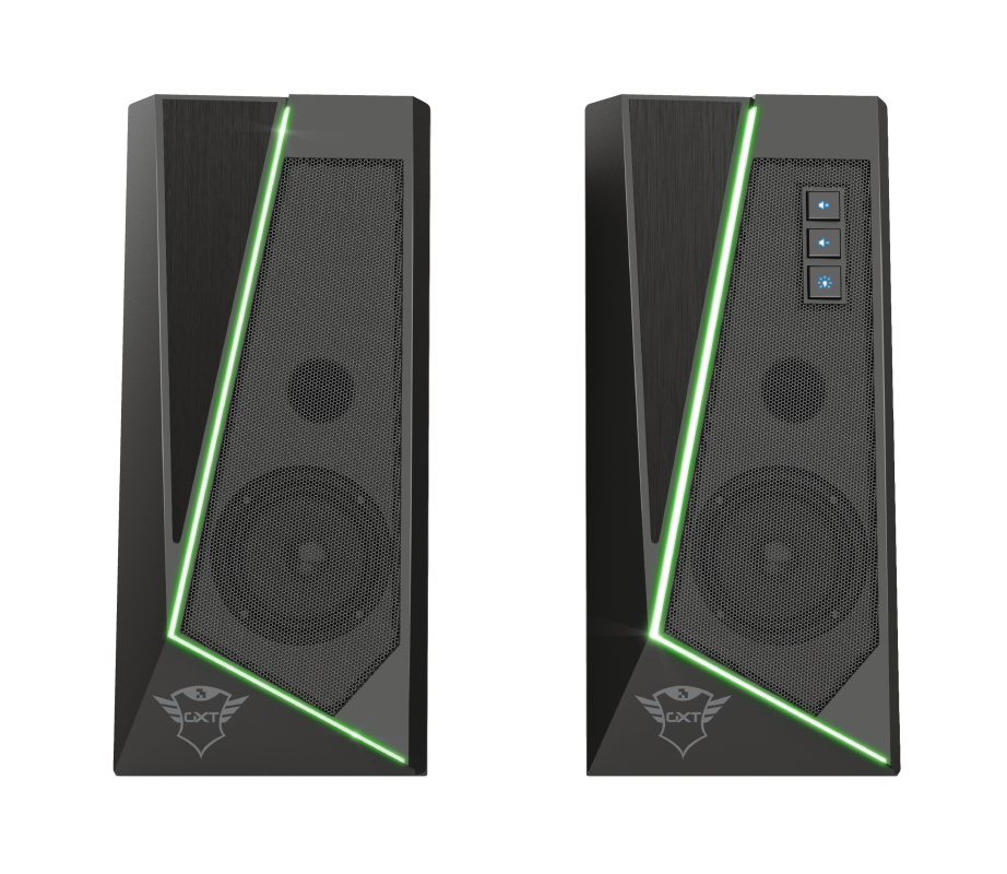 Altavoces Trust Gaming Gxt 609 Zoxa Rgb/ 12w/ 2.0