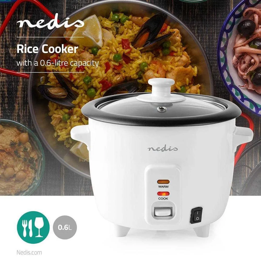 Panela de Arroz  300 W  0,6   Branco