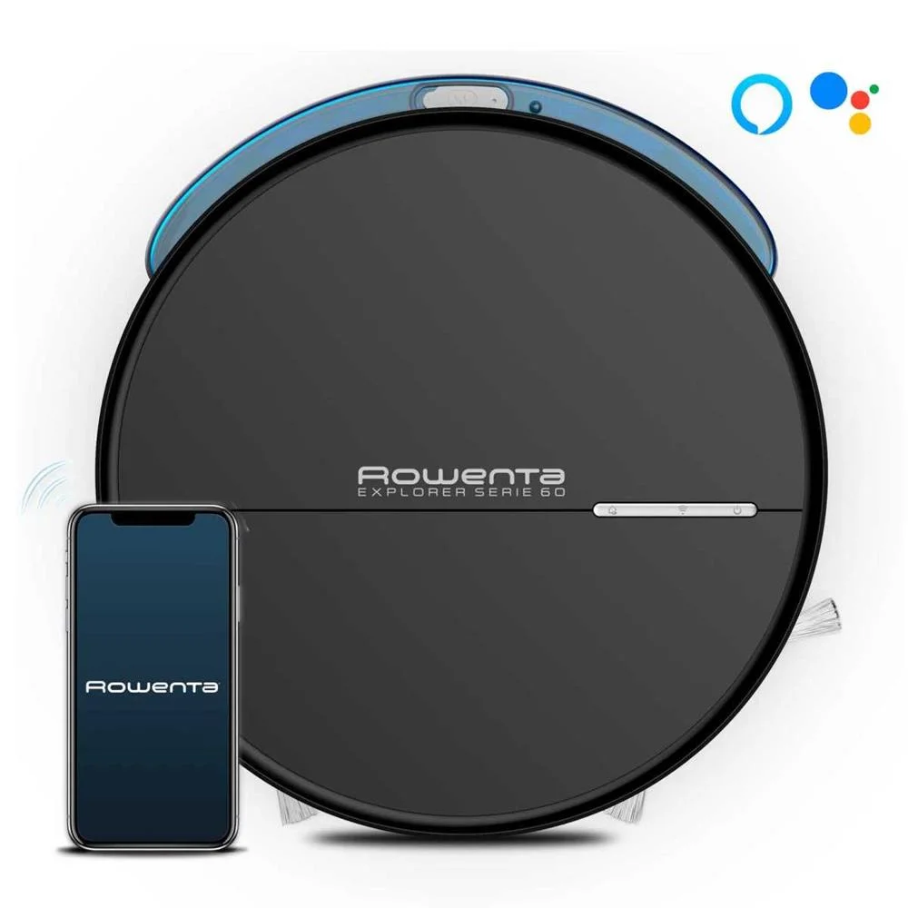 Rowenta Aspirador Robot 2 em 1 Aspira e Lava Aut 90min