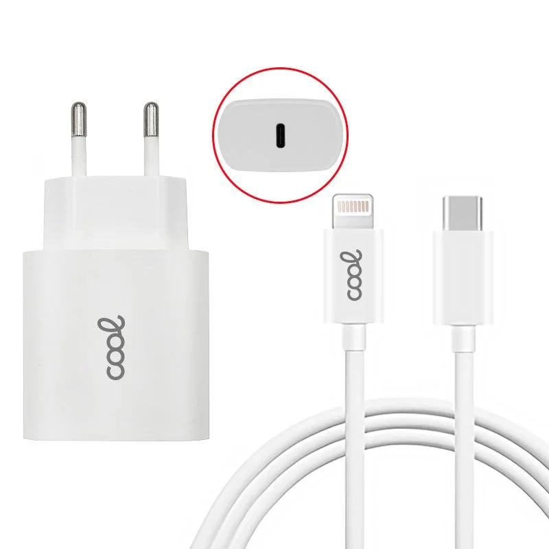 Cargador Red para iPhone Cool Entrada Tipo-C Pd +.