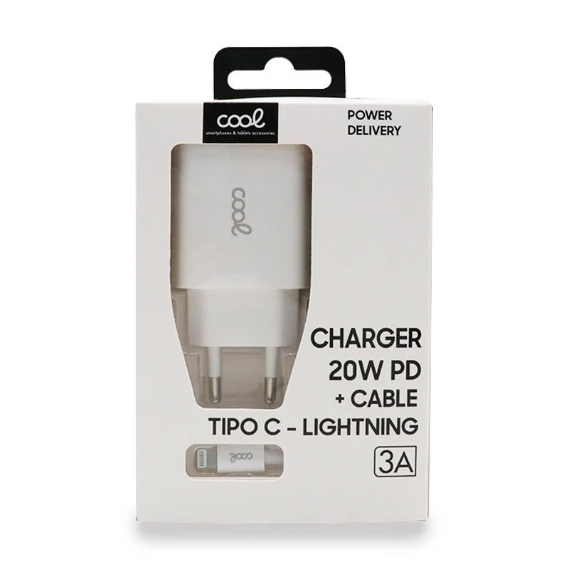 Cargador Red para iPhone Cool Entrada Tipo-C Pd +.
