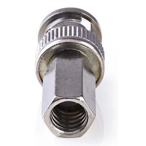 Conector Bnc Macho Para Cabo Coaxial De 7mm Metal