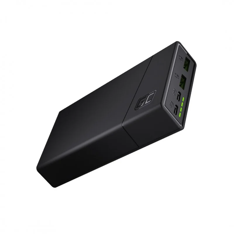 Power Bank Green Cell Gc Powerplay20 20000mah With Fast Charging 2x Usb Ultra Charge And 2x Usb-C Po