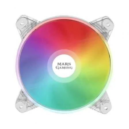 Ventoinha Mars Gaming Mfd 12cm Fan, Chroma RGB Auto, Ultra-Silent 14db, 4pin, Transparent