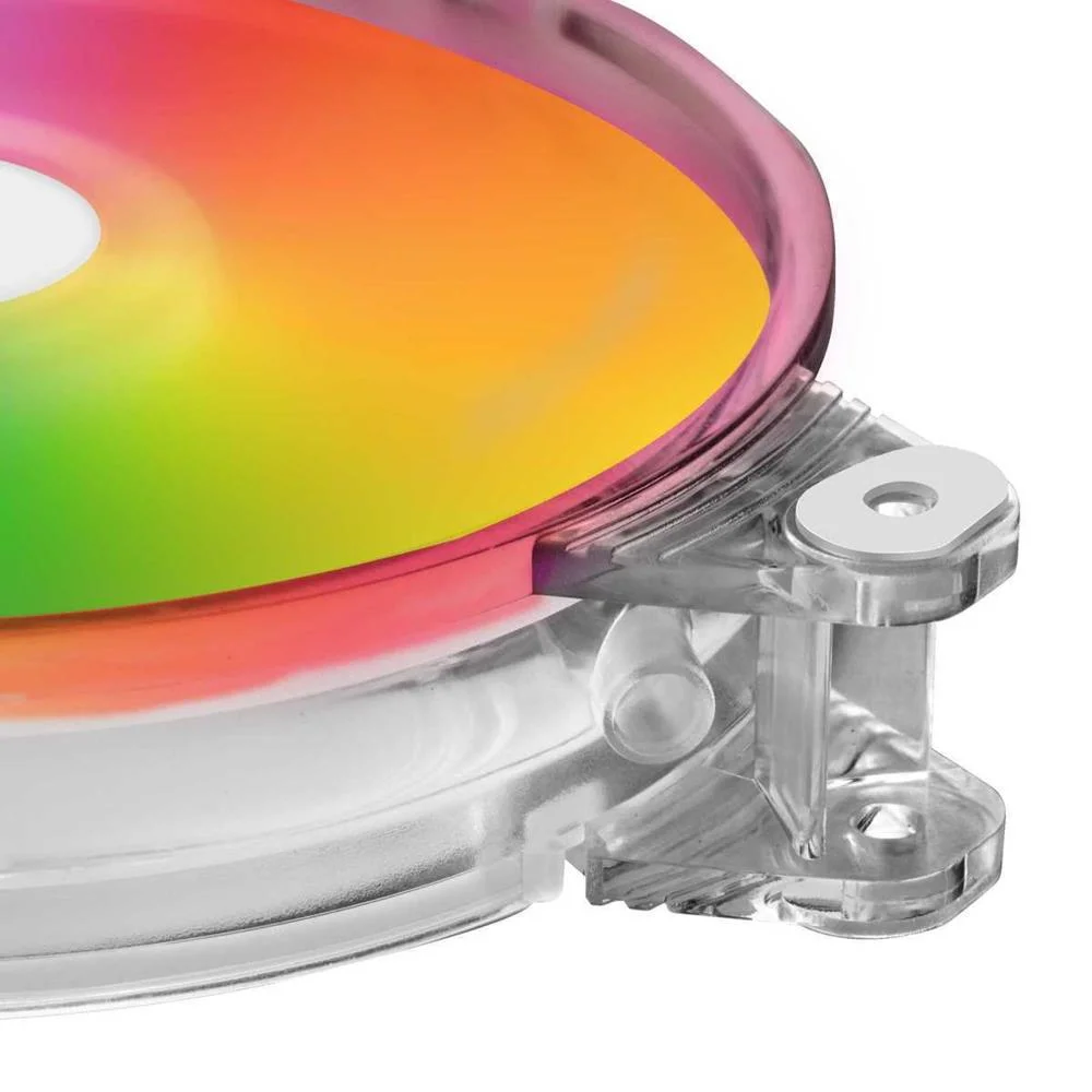 Ventoinha Mars Gaming Mfd 12cm Fan, Chroma RGB Auto, Ultra-Silent 14db, 4pin, Transparent