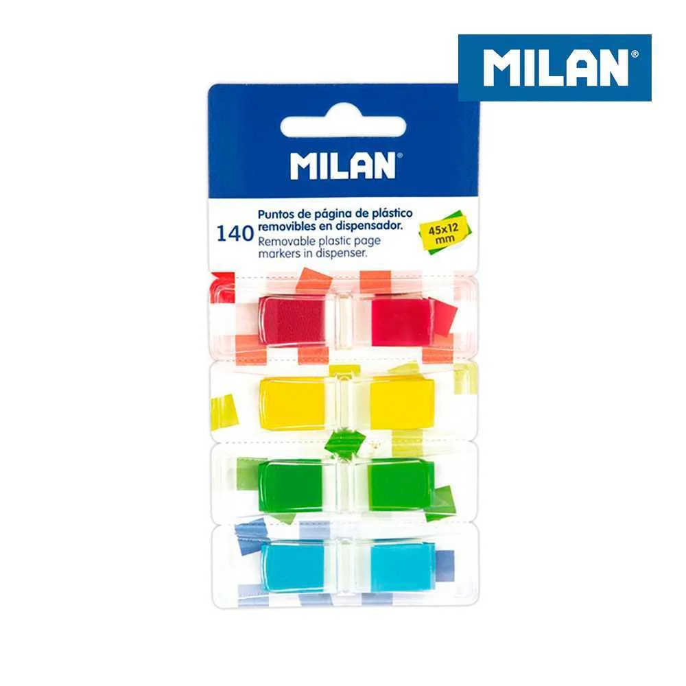 Marcadores De Página 4 Cores Milan