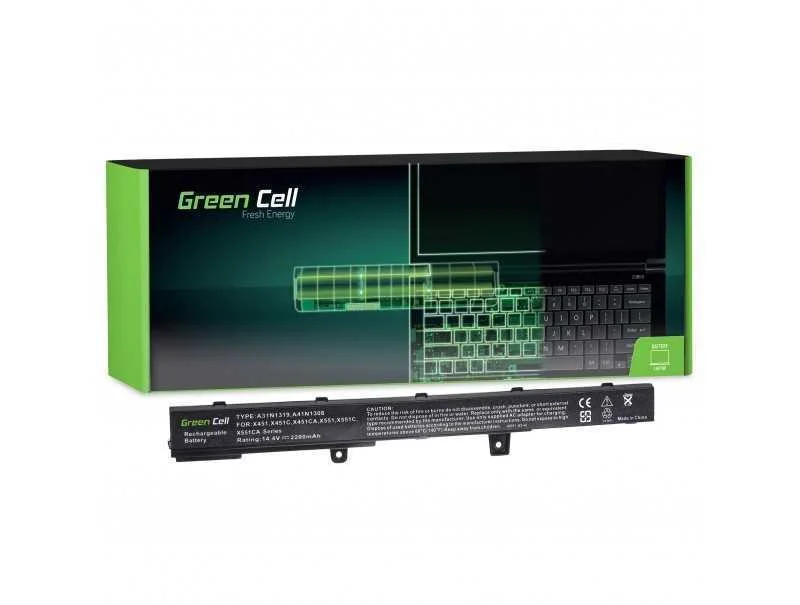 Green Cell Battery A31n1319 A41n1308 For Asus X551 X551c X551ca X551m X551ma X551mav F551 F551c F551