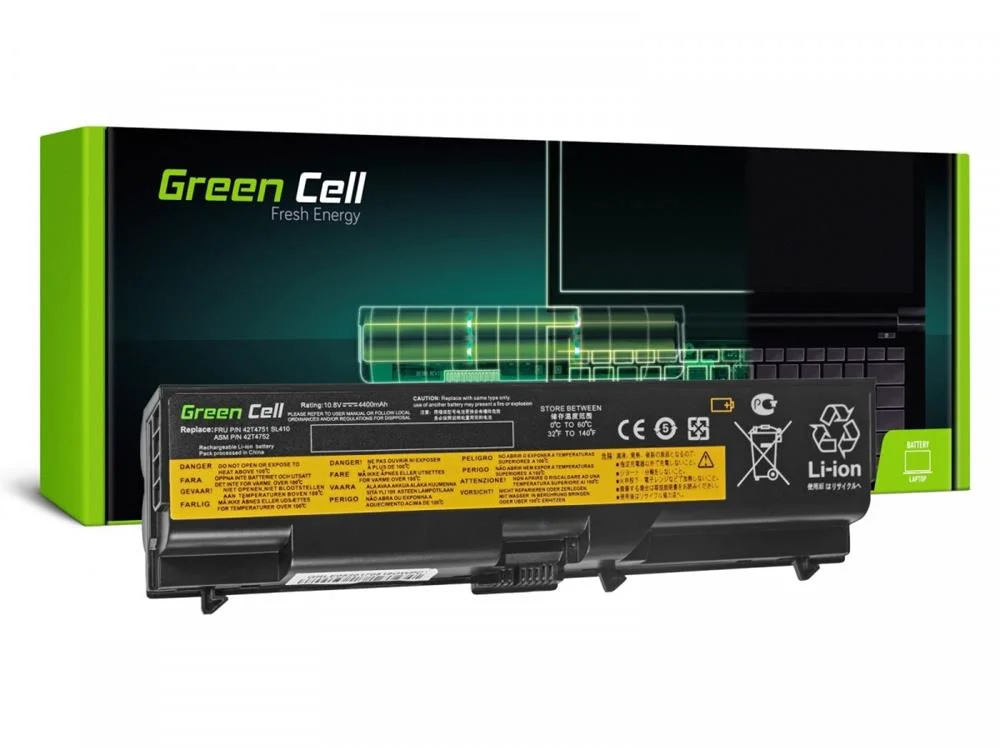Green Cell Battery 42t4795 For Lenovo Thinkpad T410 T420 T510 T520 W510 Sl410, Edge 14