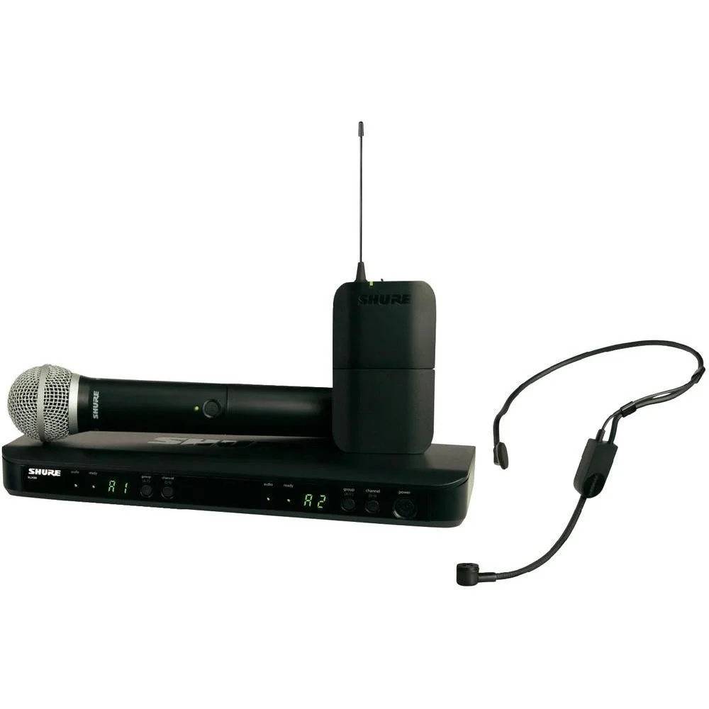 Microfone De Cabeça Pg58 E Pga31 S/fio 518-542 Mhz
