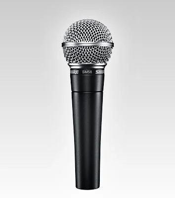 Shure Sm58 Black Studio Microphone