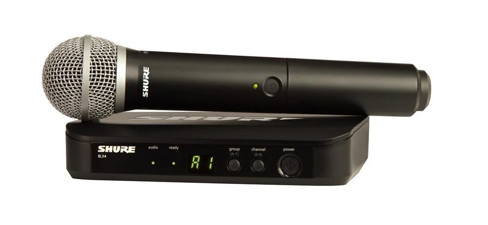 Sistema Sem Fio Portátil Sm58 518-542 Mhz