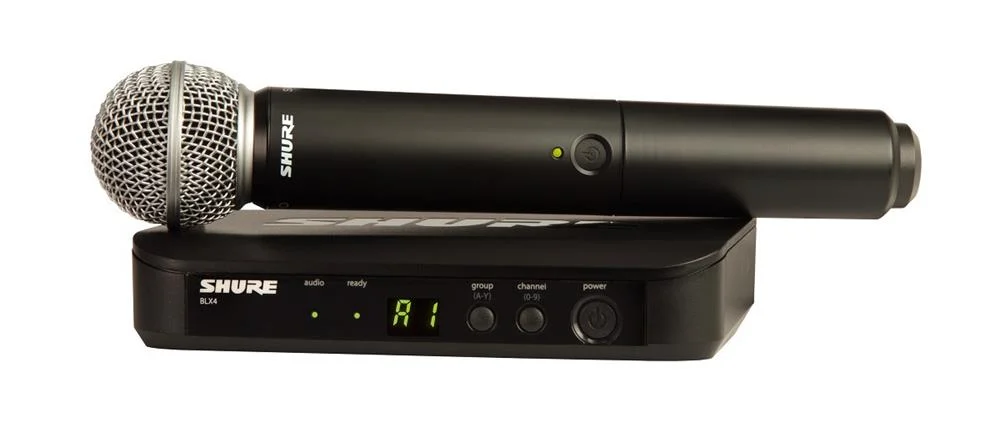 Sistema Sem Fio Portátil Sm58 Com Receptor