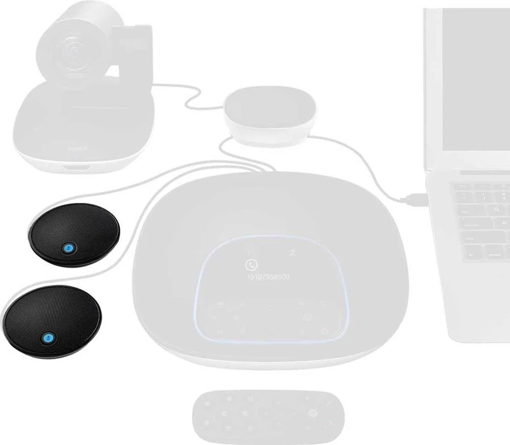 Microfones de Expansão Logitech Group