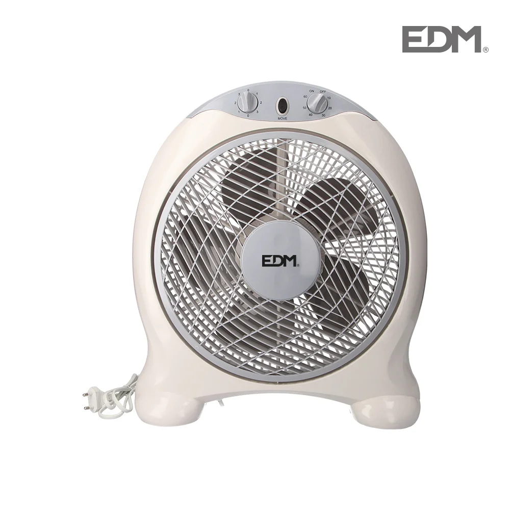Edm Box Fan Ventoinha - 45w Branca