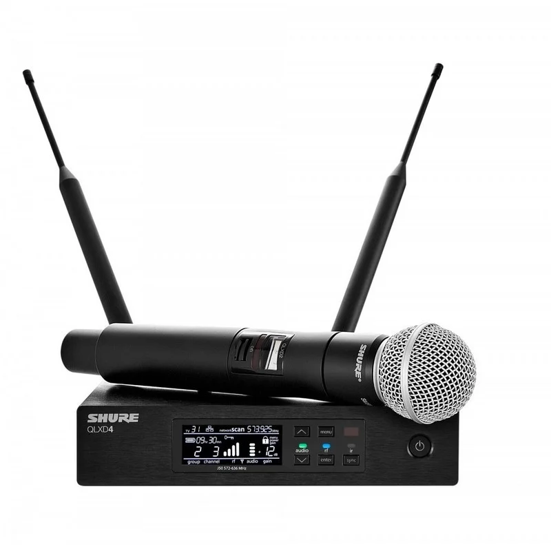 Sistema Inalámbrico Sm58 de Mano Con Receptor. H5.