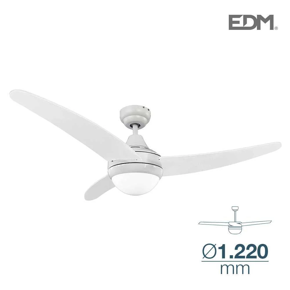 Edm Egeo Ventoinha De Teto Com Luz E Comando Remot