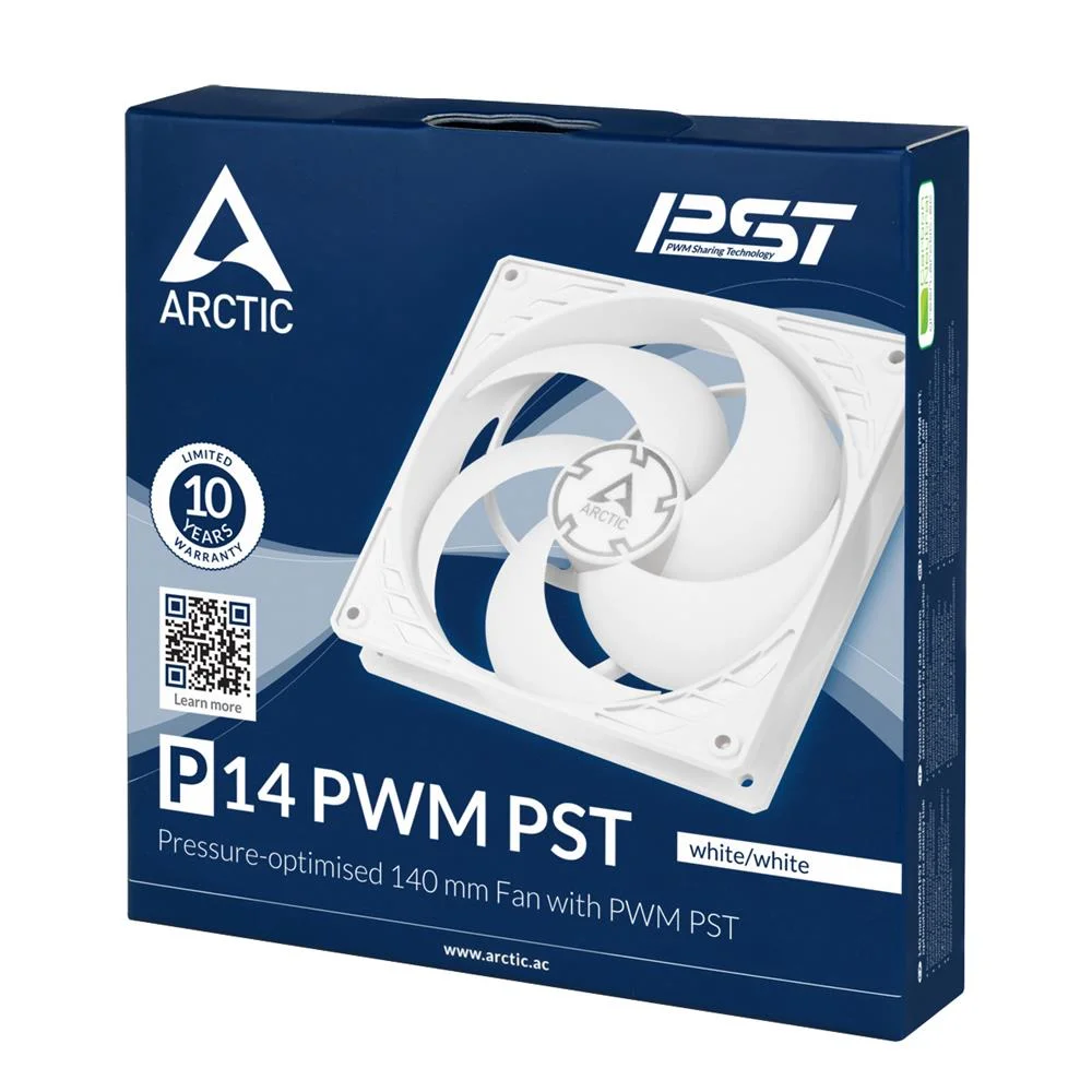 Arctic P14 Pwm Pst Pressure-Optimised 140 Mm Fan With Pwm Pst