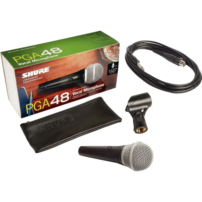 Micrófono Dinámico Vocal Con Pinza Y Cable Jack /.
