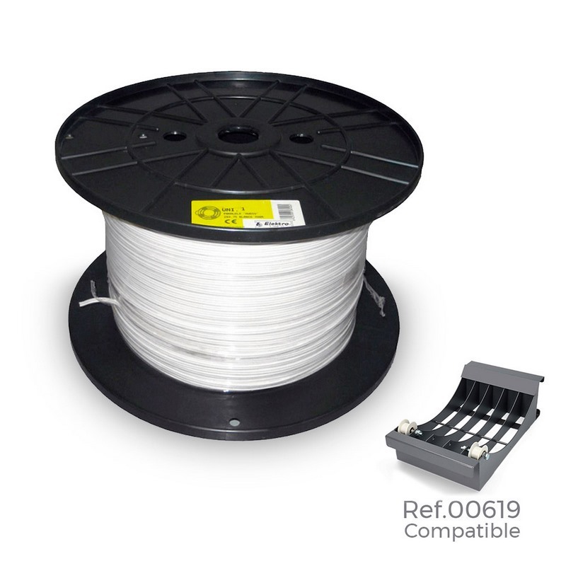 Bobine De Cabo Paralelo Audio 2x0,75mm Branco