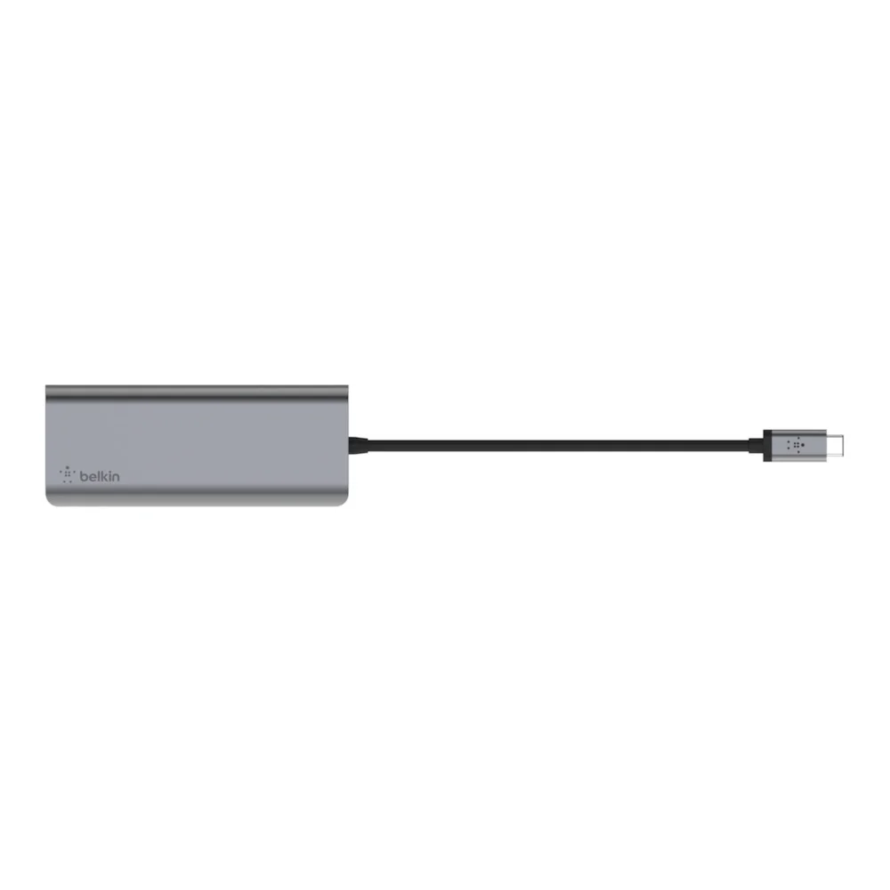 Hub USB-C "6-EM-1" HDMI / RJ-45 / 2x USB-A / USB-.