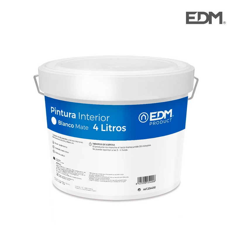 Pintura Plástica Mate Interior Brancaq 4l Edm