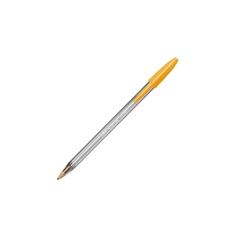 Caneta de Tinta Bic Cristal Fun 93741 Laranja