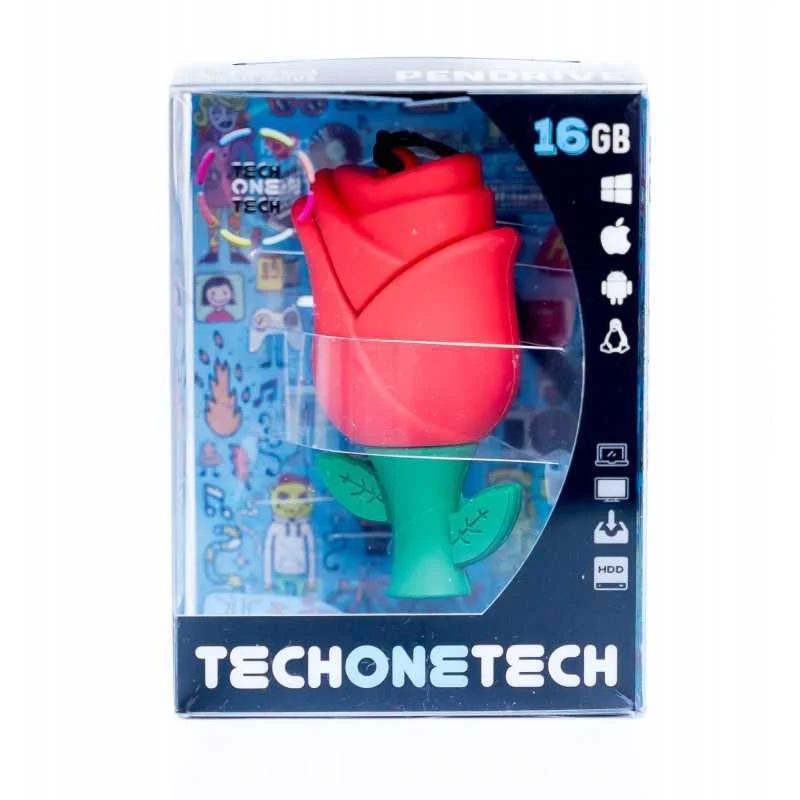 Memória Usb Tech One Tech Tec5131-32 Cor de Rosa 32 Gb 
