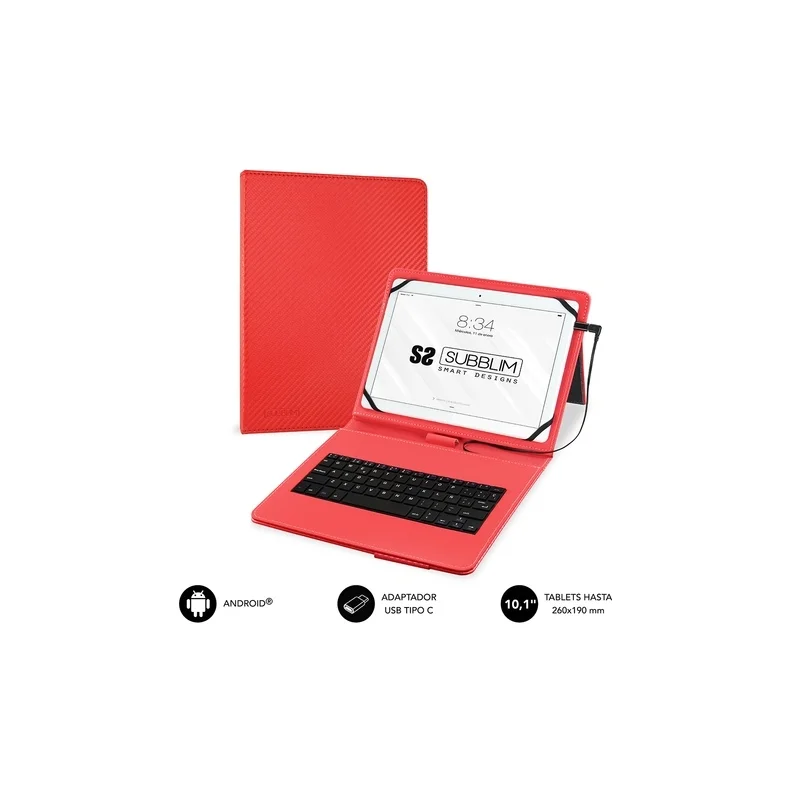 Funda para Tablet Y Teclado Subblim Keytab Pro 10.