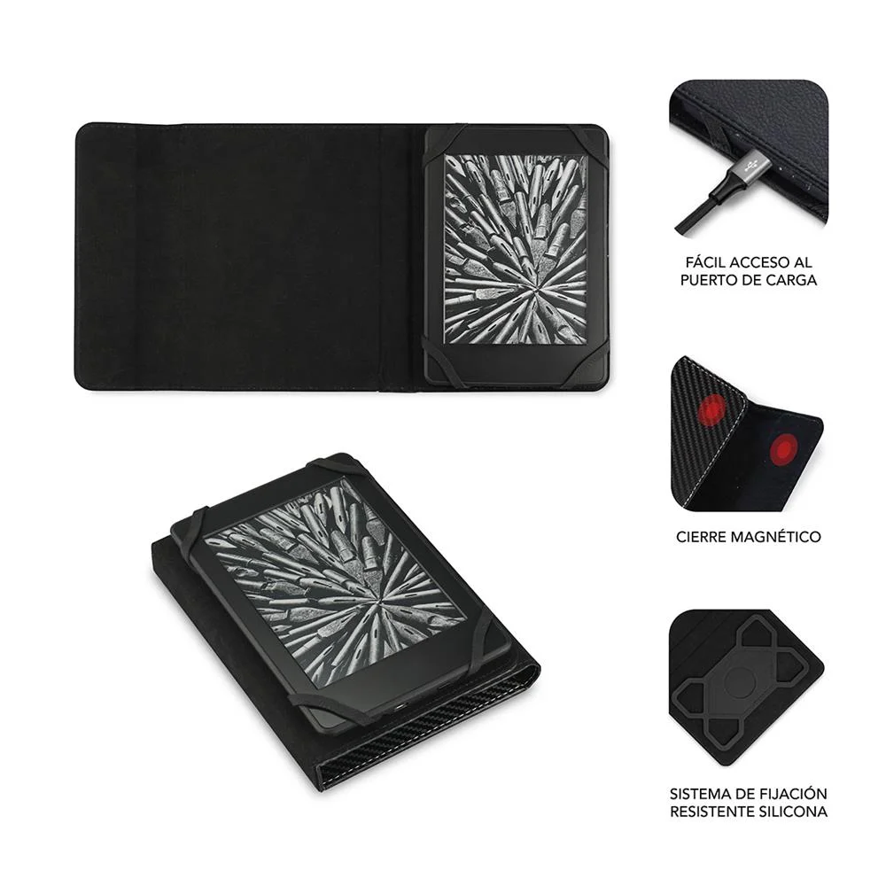 Subblim Funda Libro Electrónico Clever Ebook Case.