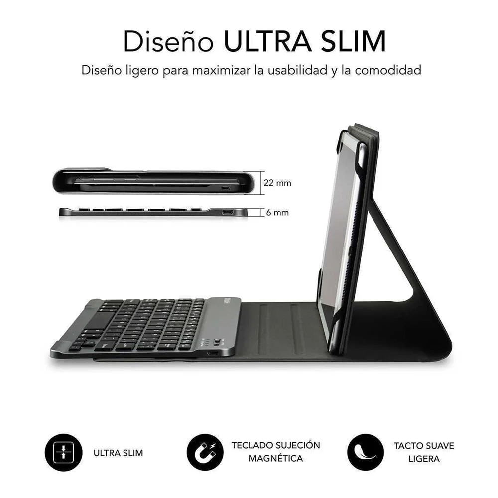 Capa Para Tablet e Teclado Subblim Keytab Pro 10.1
