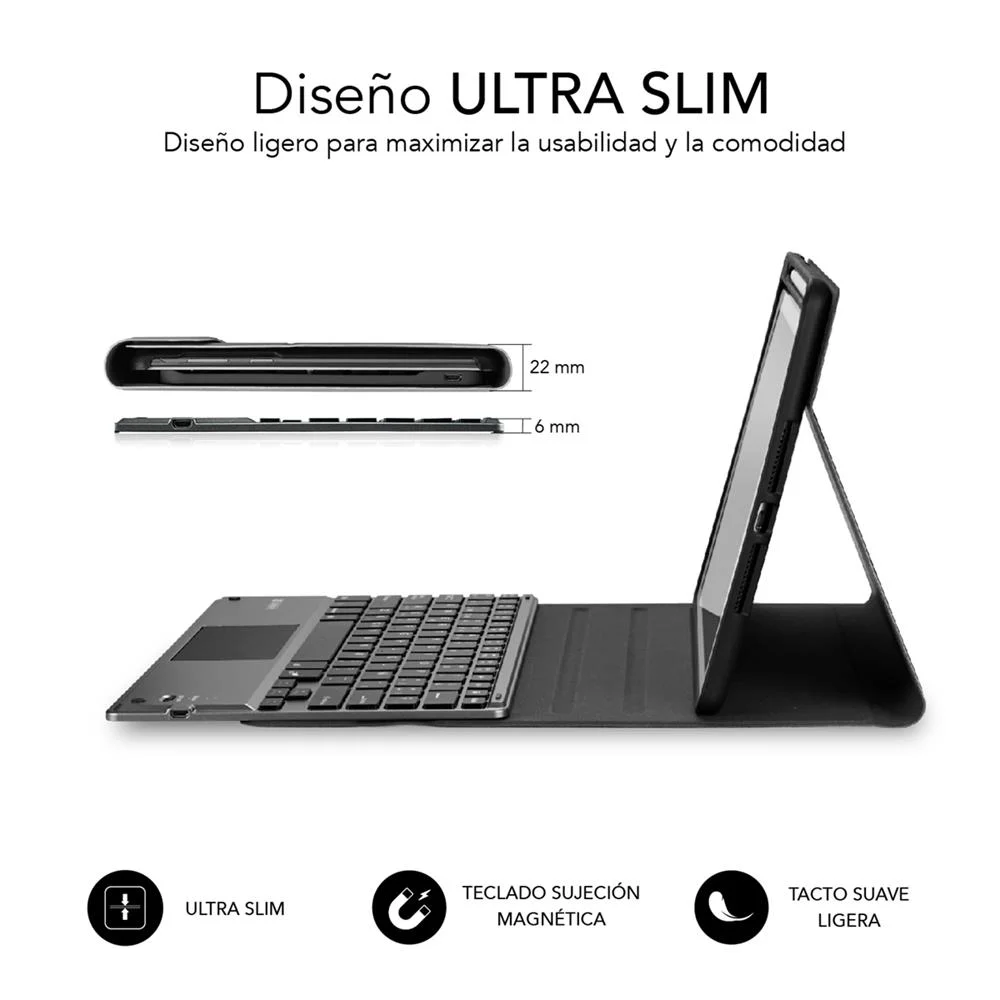Subblim Capa Com Teclado Retroiluminado Keytab