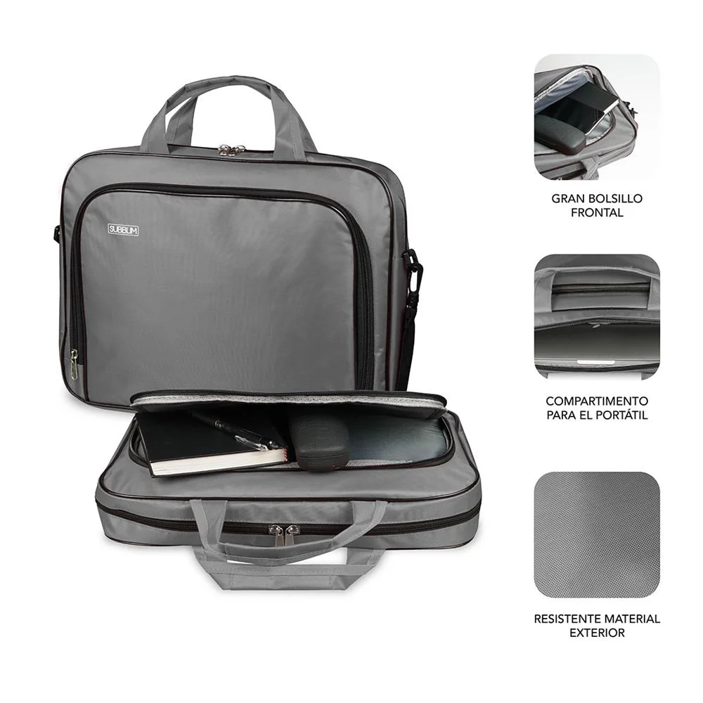 Mala Subblim Oxford (11/12.5" - Cinzento)