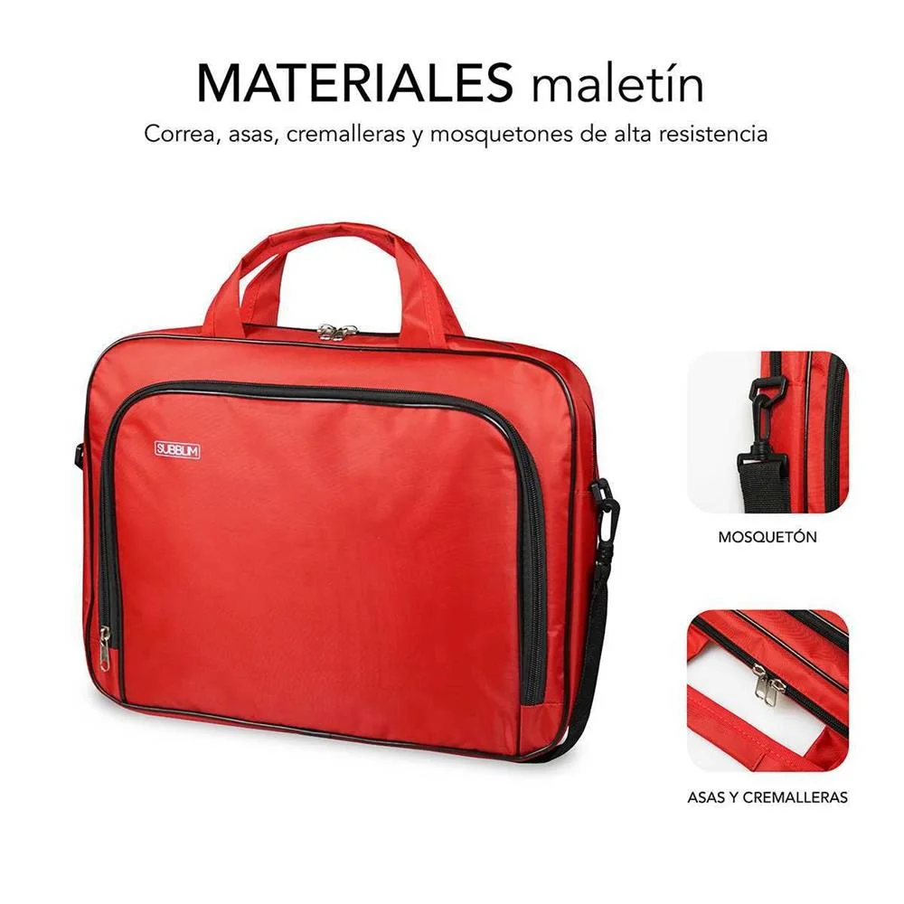 Mala Subblim Oxford (15.4/16" - Vermelho)