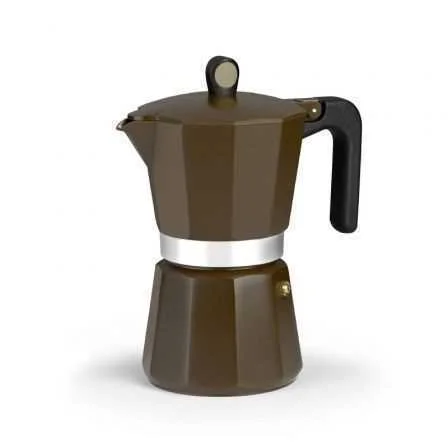 Cafeteira Italiana Monix New Cream 9 Chávenas