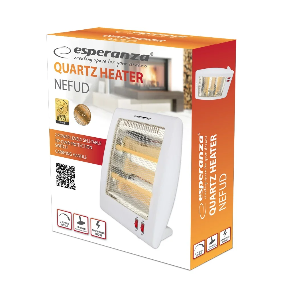 Aquecedor Esperanza Quartz 400w / 800w Nefud