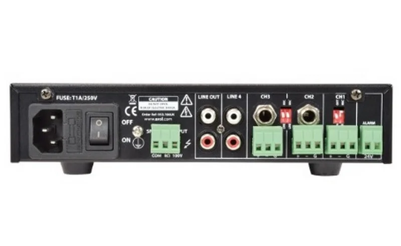 Amplificador Misturador 100v 60w 5 Canais