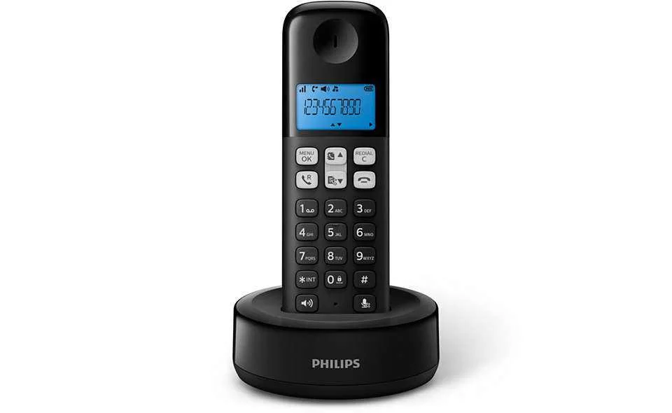 Telefone S/ Fios D2501b/34 Preto - Philips