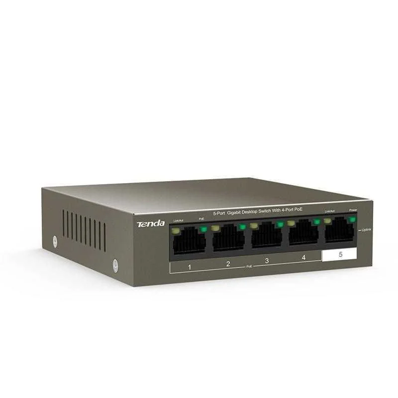 Switch Tenda Teg1105p-4-63w 4 Puertos/ Rj-45 10/1.