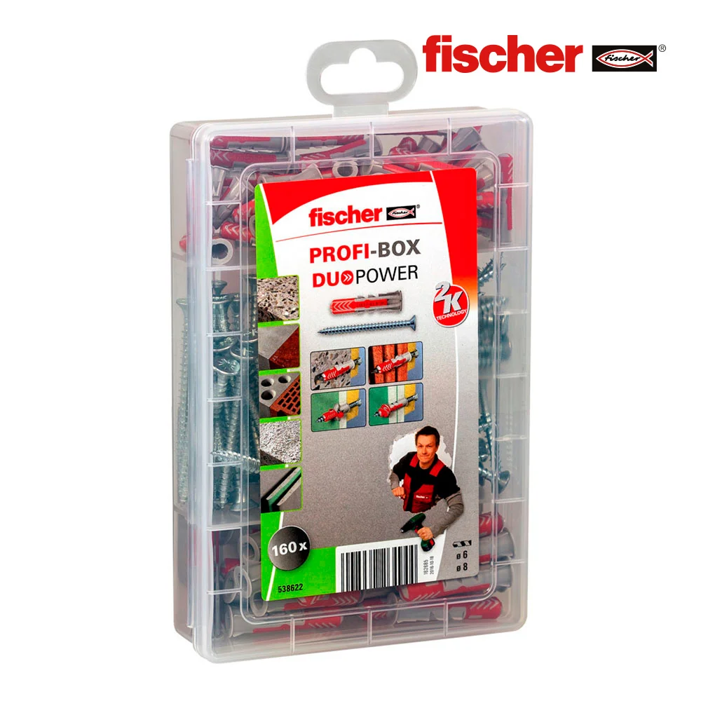 Maleta 160 Uni Duopower 6/8+ Parafusos 538622 Fis.