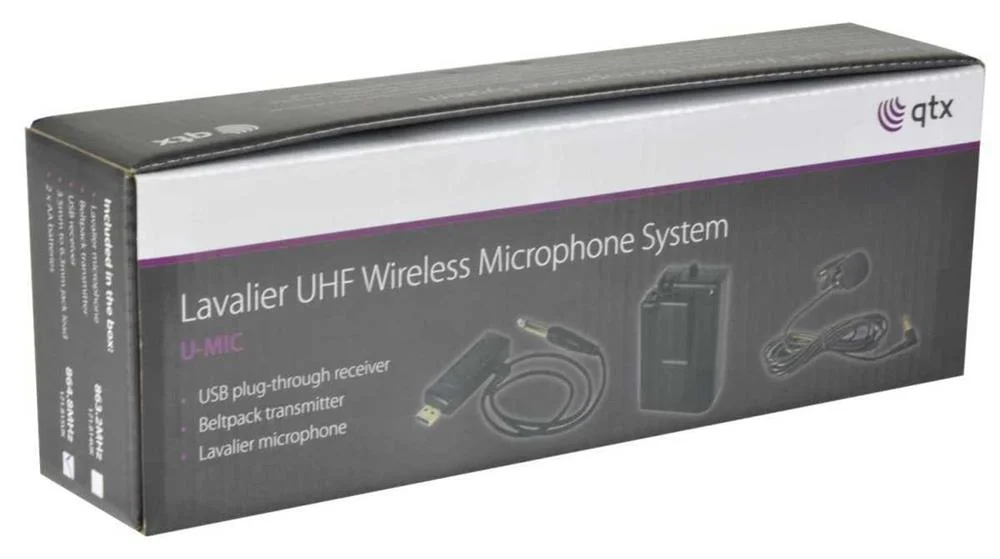 U-Mic Lavalier Uhf Microphone System 864.8mhz