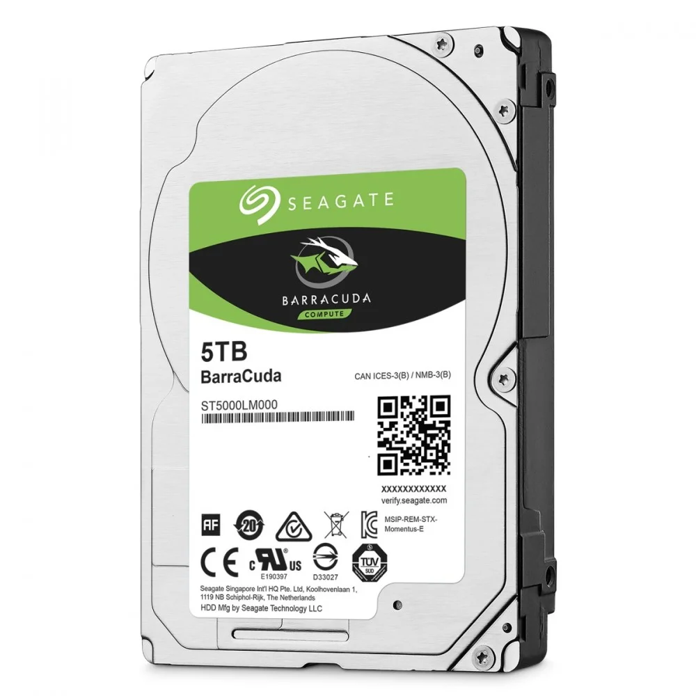 Seagate 6.3cm (2.5")   5tb Sata3 Barracuda 5400 128mb 15mm Intern